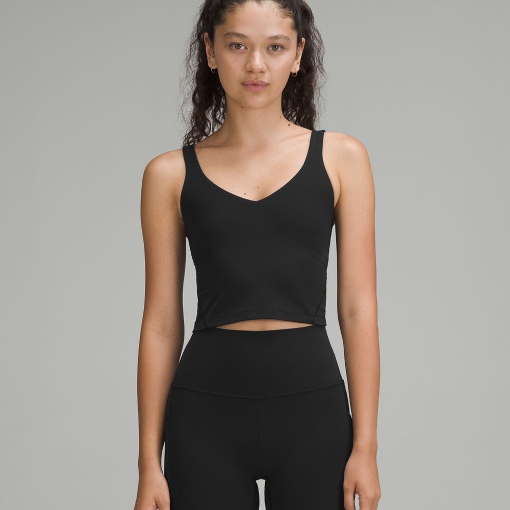 lululemon athletica Black Crop Top